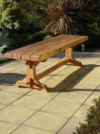 Eucalyptus outdoor table